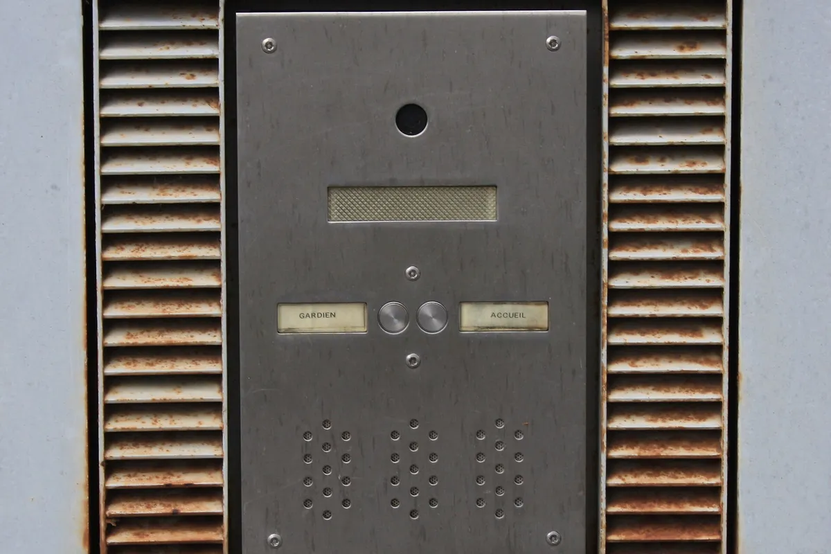 Klasyczny analogowy panel domofonowy