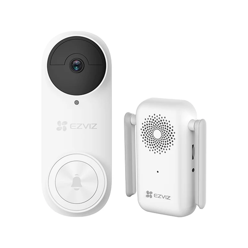 Dzwonek wideo Ezviz DB2 z gongiem wzmacniającym sygnał WiFi